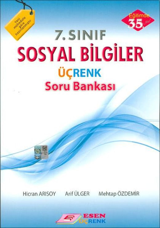 Üçrenk 7. Sınıf Sosyal Bilgiler Soru Bankası | Esen Yayıncılık - Eğitim (İnce Kapak)