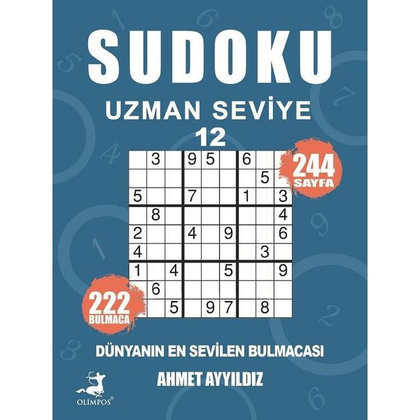 Sudoku Uzman Seviye 12 | Olimpos Yayınları (İnce Kapak)