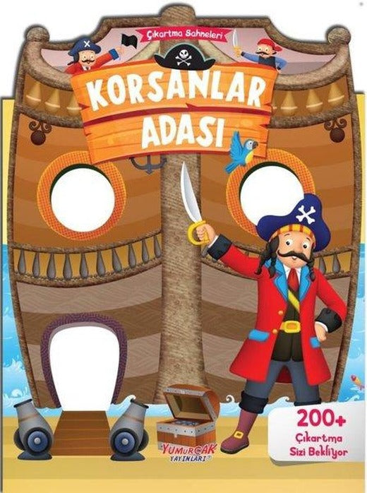 Korsanlar Adası - Çıkartma Sahneleri | Yumurcak Yayınları (İnce Kapak)