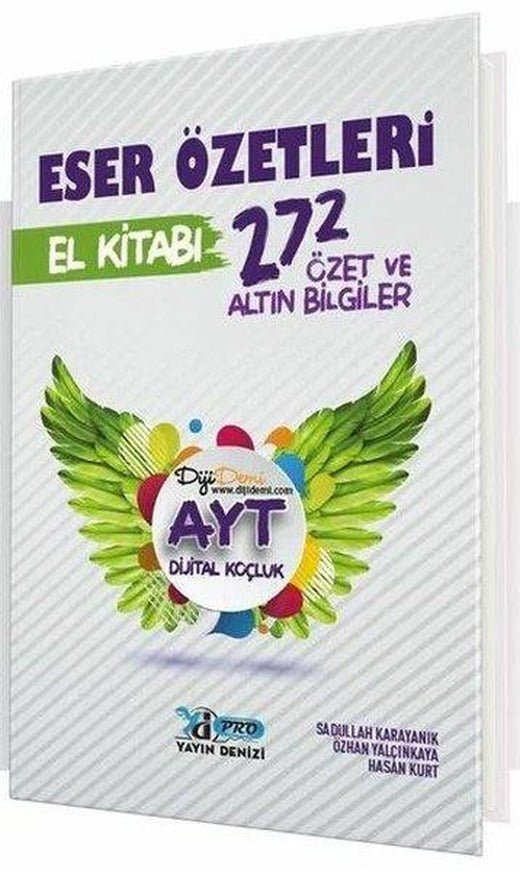 AYT Eser Özetleri Pro El Kitabı | Yayın Denizi Yayınları (İnce Kapak)