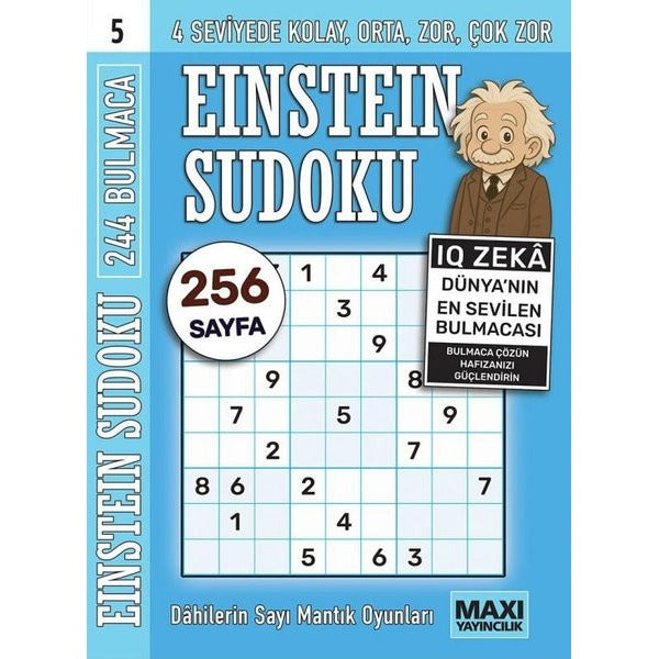 Einstein Sudoku 5 | Maxi Yayıncılık (İnce Kapak)