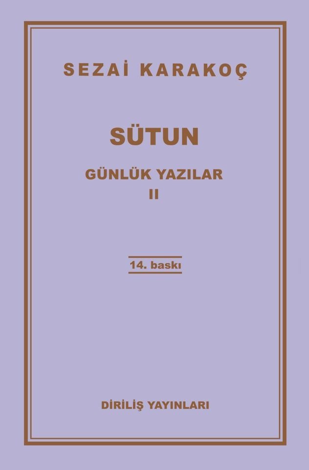 Günlük Yazılar 2 - Sütun