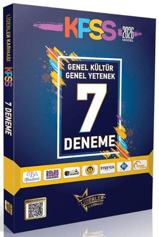 2026 KPSS Genel Kültür Genel Yetenek 7 Deneme | Liderler Karması Yayınları (Ciltsiz)