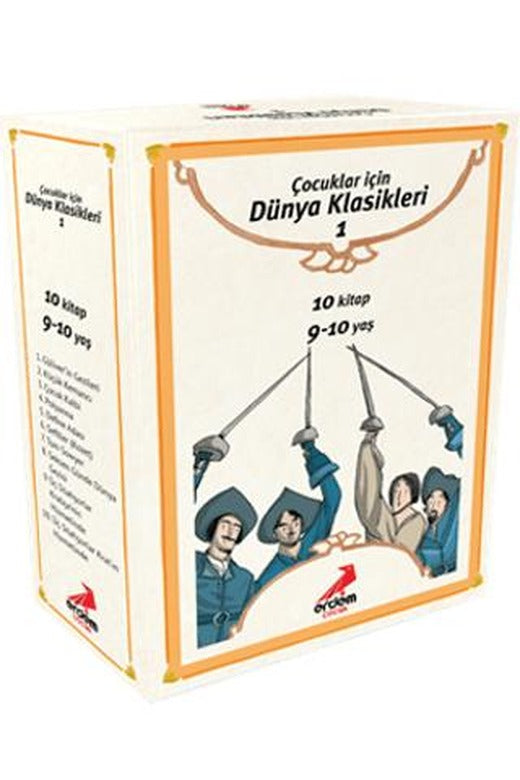 Dünya Çocuk Klasikleri 1 (10 Kitap) | Erdem Çocuk (Ciltsiz)