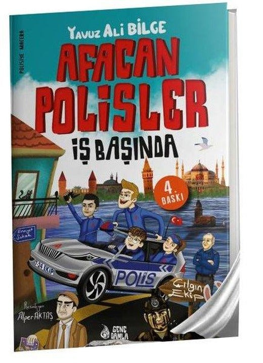 Afacan Polisler İş Başında | Genç Damla Yayınevi (İnce Kapak)