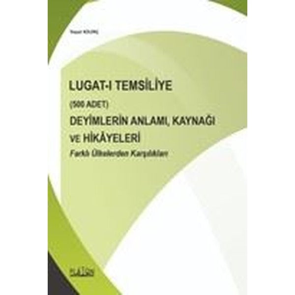 Lugat-ı Temsiliye | Platon Hukuk (Ciltsiz)