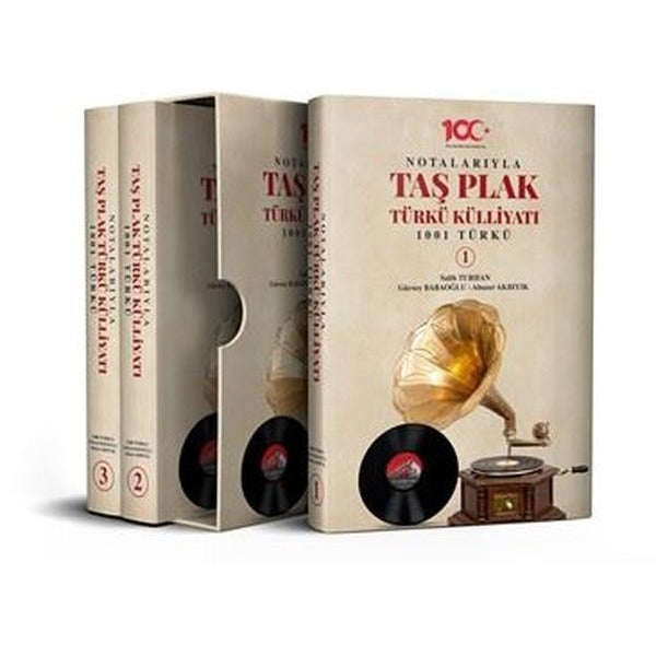 Notalarıyla Taş Plak Türkü Külliyatı 1001 Türkü Seti - 3 Kitap Takım | ST Prodüksiyon