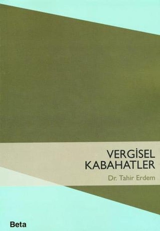 Vergisel Kabahatler | Beta Yayınevi (Ciltsiz)