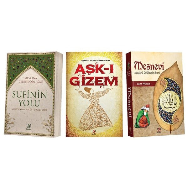 Mevlana Seti (3 Kitap Takım) | Panama Yayıncılık (Ciltsiz)