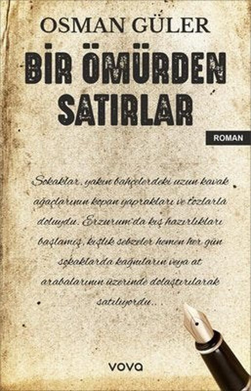 Bir Ömürden Satırlar | Vova Yayınları (İnce Kapak )