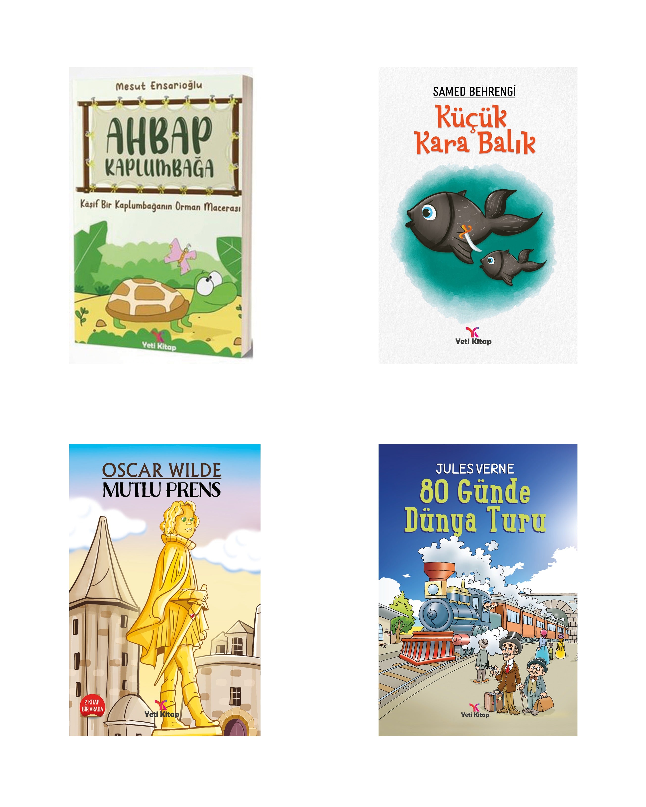 3.Sınıf Çocuk Edebiyatı Seti - 4 Kitap Takım | Yeti Kitap (İnce Kapak)