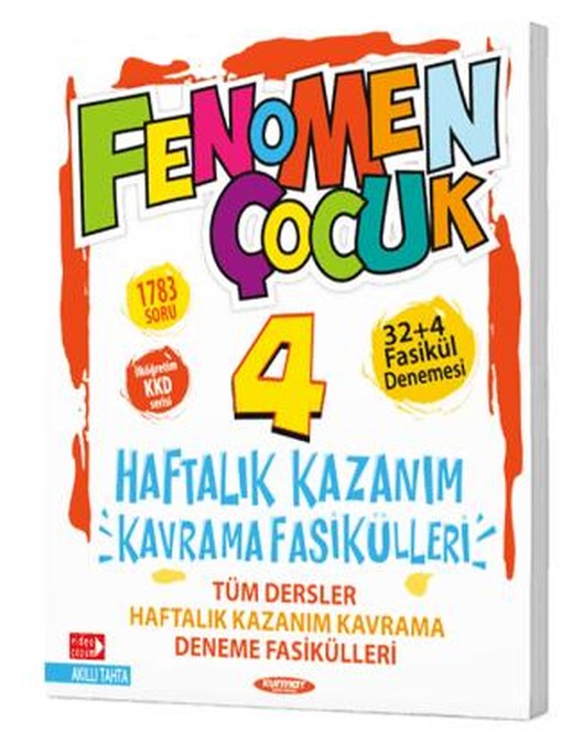 4. Sınıf Tüm Dersler Haftalık Kazanım Kavrama Fasikülleri | Kurmay Yayınları (Ciltsiz)