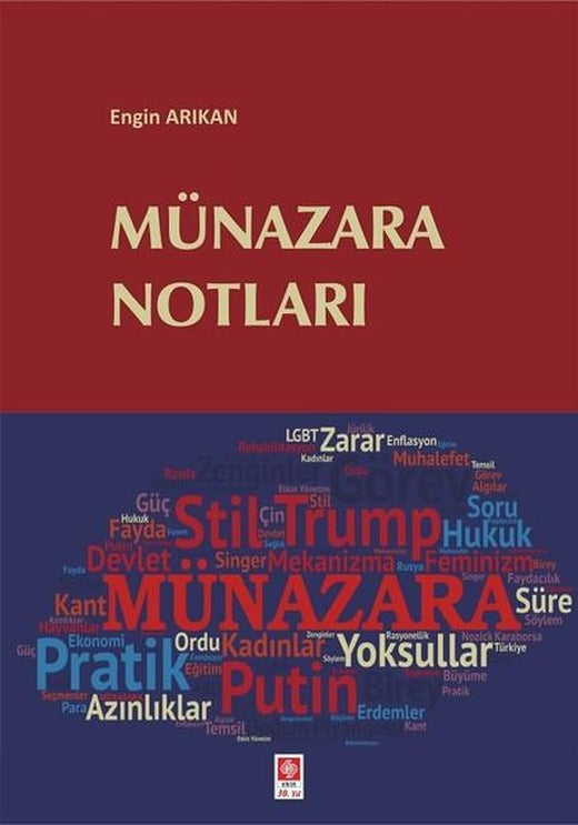 Münazara Notları | Ekin Basım Yayın (İnce Kapak)
