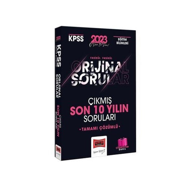 2023 KPSS Eğitim Bilimleri Fasikül Fasikül Orjinal Son 10 Yılın Çıkmış Soruları ve Çözümleri Yargı Yayınları | Yargı Yayınevi (Ciltsiz)