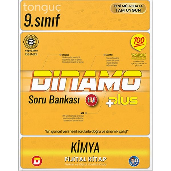 9. Sınıf Dinamo Kimya Soru Bankası | Tonguç Akademi (İnce Kapak)