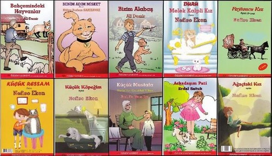 Sekiz Yaş Öykü Kitapları Seti - 10 Kitap Takım | Özlem Yayınevi