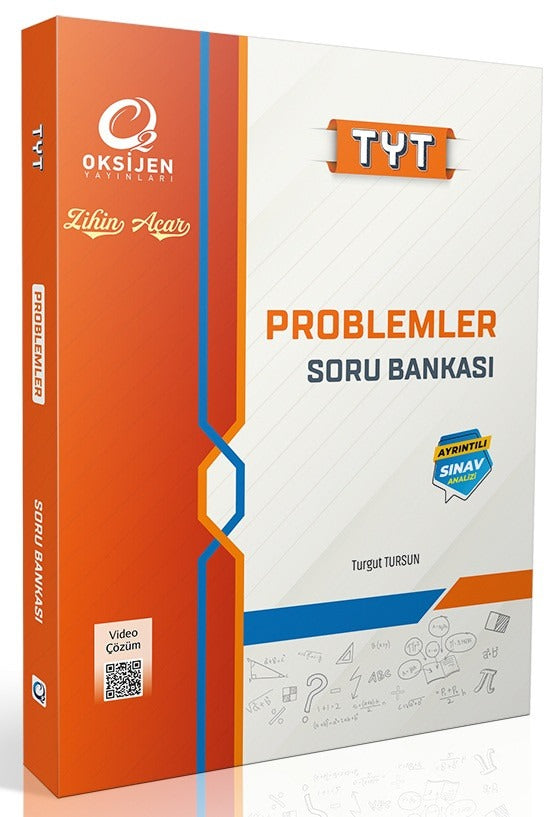 Oksijen TYT Problemler Soru Bankası | Oksijen Yayınları - Eğitim (İnce Kapak)