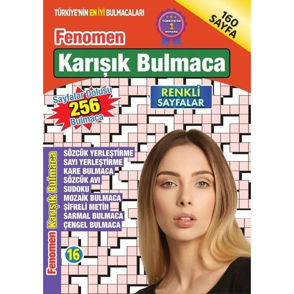 Fenomen Karışık Bulmaca - 16 | Maxi Yayıncılık (İnce Kapak)