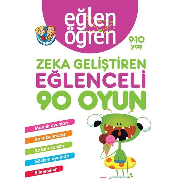 Eğlen Öğren 9-10 Yaş Zeka Geliştiren Eğlenceli 90 Oyun | Dstil Tasarım