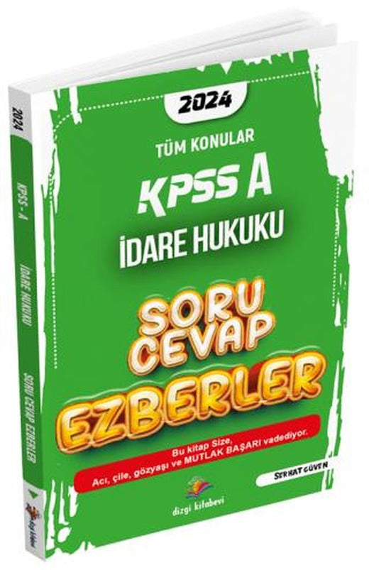 KPSS A Grubu İdare Hukuku Soru Cevap Ezberler | Dizgi Kitap (Ciltsiz)