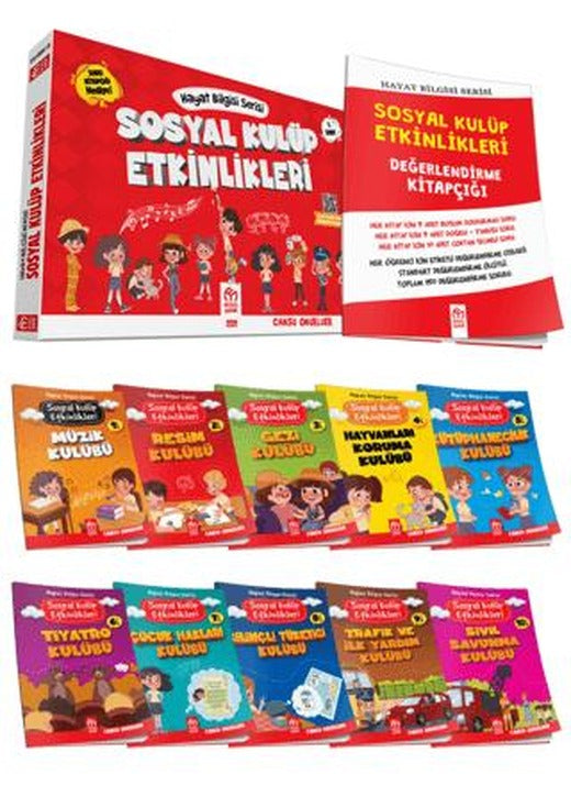 Sosyal Kulüp Etkinlikleri Hikaye Serisi (10 Kitap) | Model Çocuk (Ciltsiz)