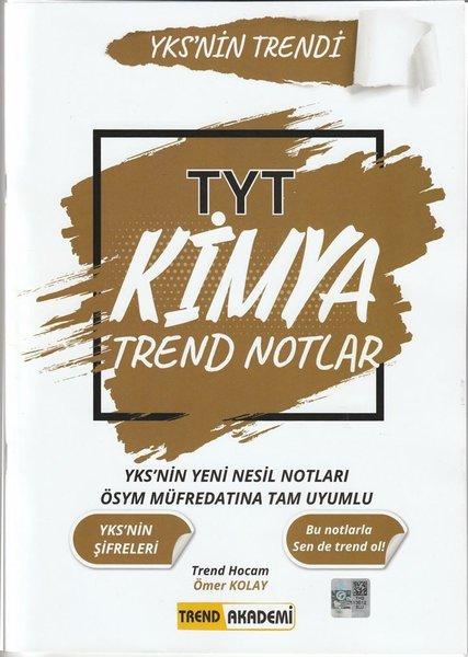TYT Kimya Trend Notlar - YKS'nin Trendi | Trend Akademi (İnce Kapak) - Resim 1
