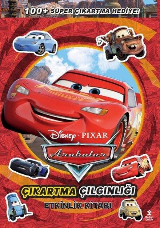 Disney Pixar Arabalar - Çıkartma Çılgınlığı Etkinlik Kitabı | Doğan Çocuk (İnce Kapak)