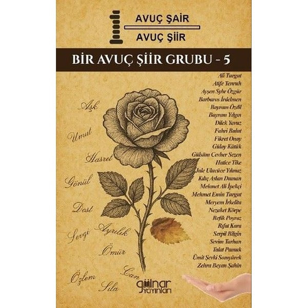 Bir Avuç Şiir Grubu 5 - 1 Avuç Şair 1 Avuç Şiir | Gülnar Yayınları (İnce Kapak)