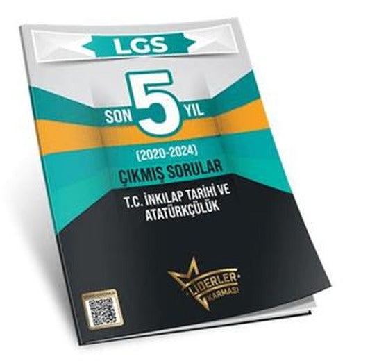 Liderler Karması LGS Son 5 Yıl İnkılap Tarihi Branş Çıkmış Sorular (2020-2024) | Liderler Karması Yayınları (Ciltsiz)