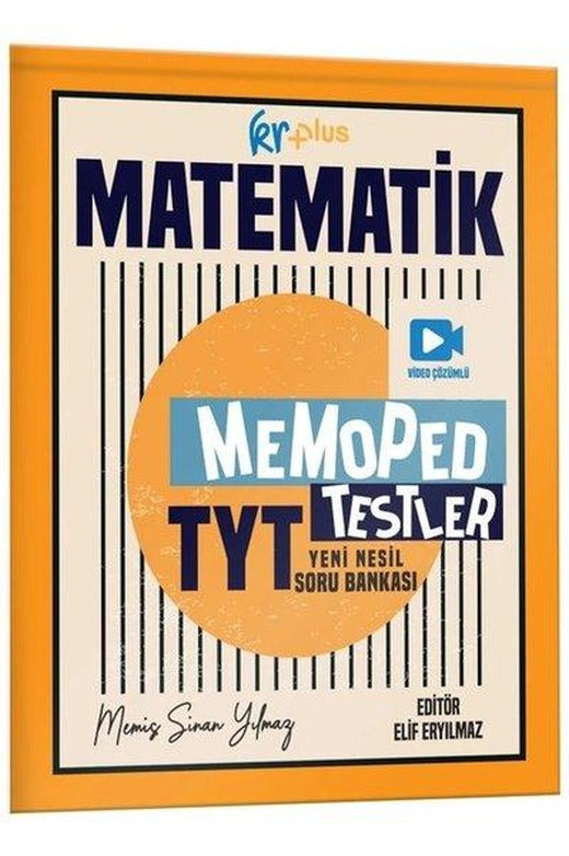 KR Plus TYT Matematik Memoped Testler | KR Akademi (İnce Kapak)