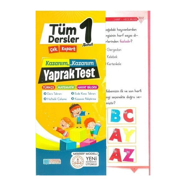 1.Sınıf Tüm Dersler Yaprak Test