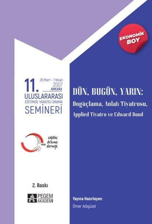 11.Uluslararası Eğitimde Yaratıcı Drama Semineri - Ekonomik Boy | Pegem Akademi Yayıncılık (İnce Kapak)