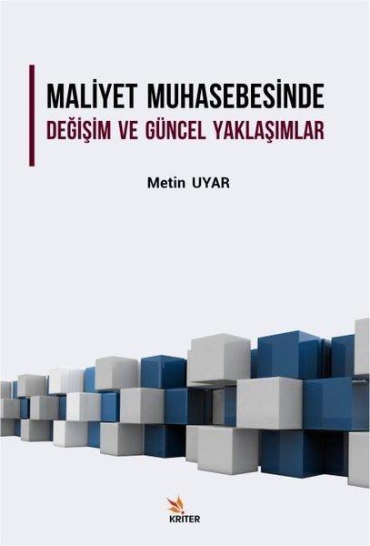 Maliyet Muhasebesinde Değişim ve Güncel Yaklaşımlar | Kriter (İnce Kapak) - Resim 1