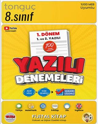 8. Sınıf Yazılı Denemeleri 1. Dönem 1 ve 2. Yazılı