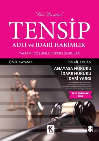 Tensip - Adli ve İdari Hakimlik Tamamı Çözümlü Çıkmış Sorular | Kuram Kitap (Ciltsiz) - Resim 1