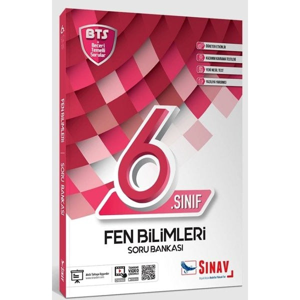 6.Sınıf Fen Bilimleri Soru Bankası | Sınav Dergisi Yayınları (İnce Kapak)