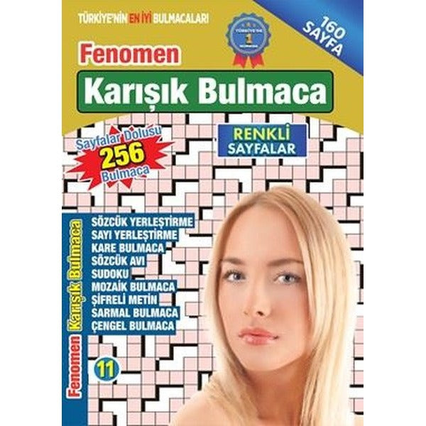 Fenomen Karışık Bulmaca - 11 | Maxı Yayıncılık (İnce Kapak)