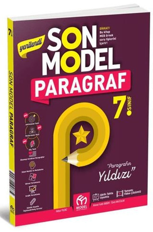 7. Sınıf Son Model Paragraf | Model Eğitim Yayıncılık (Ciltsiz)
