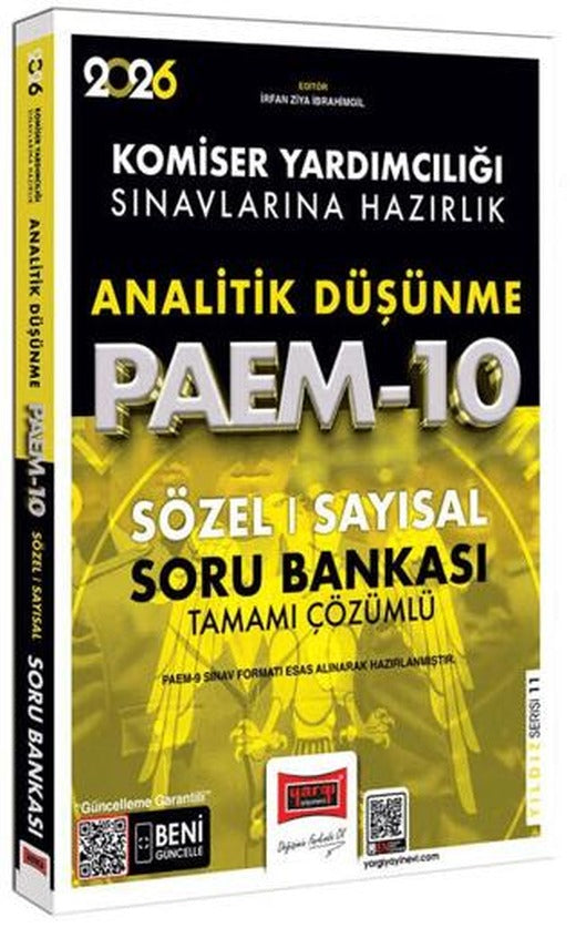 2026 PAEM Komiser Yardımcılığı Sınavlarına Hazırlık Analitik Düşünme Sözel-Sayısal Soru Bankası