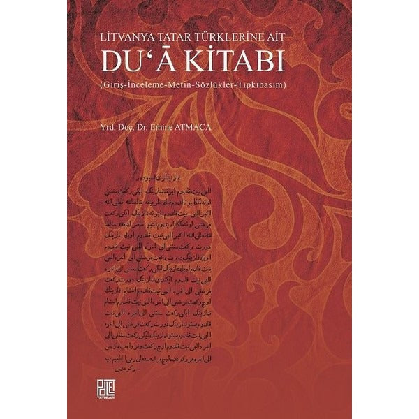 Du'a Kitabı | Palet Yayınları (İnce Kapak)