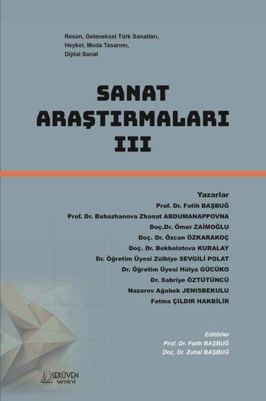Sanat Araştırmaları - 3 | Serüven Yayınevi (İnce Kapak)