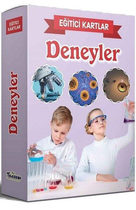 Deneyler - Eğitici Kartlar | Teleskop Popüler Bilim (İnce Kapak)