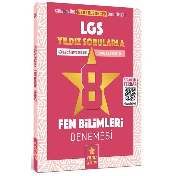 8.Sınıf LGS Fen Bilimleri 8 Deneme | Yıldız Sorular Yayınları (İnce Kapak)