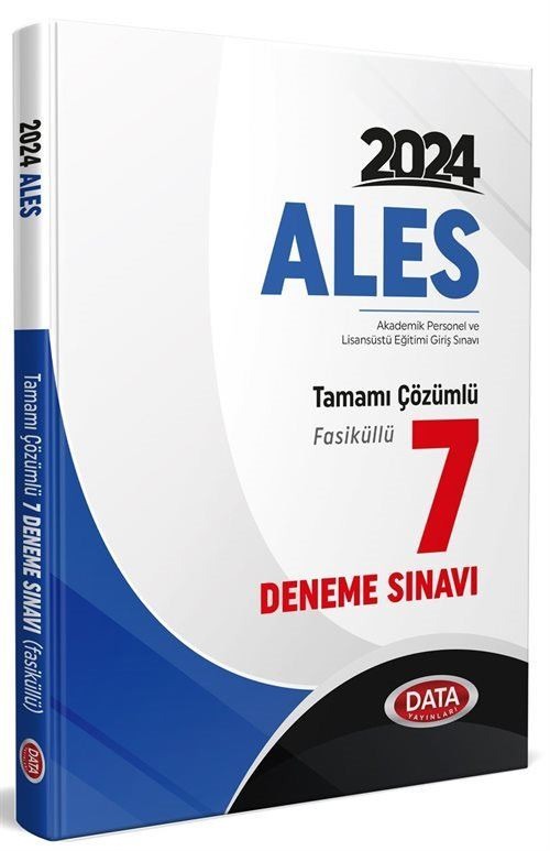 2026 ALES Tamamı Çözümlü 7 Deneme Sınavı | Data Yayınları (Ciltsiz)
