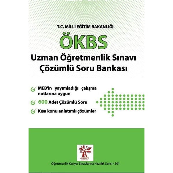 ÖKBS Uzman Öğretmenlik Sınavı Çözümlü Soru Bankası | Akademi Consulting (İnce Kapak)