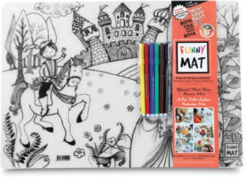 Funny Mat Prens and Prenses ve Dansçılar İkili Set - 6'lı Kalem Hediyeli | Akademi Çocuk