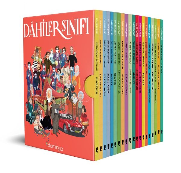 Dahiler Sınıfı Serisi Seti - 20 Kitap Takım - Kutulu | Domingo Yayınevi (İnce Kapak)
