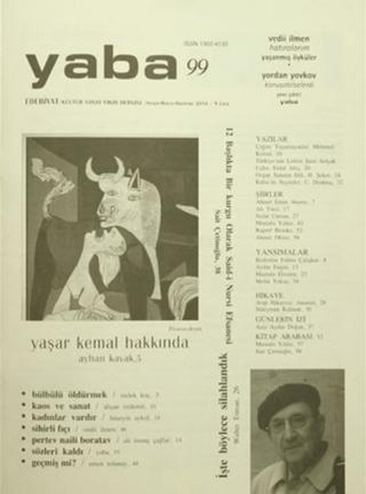 Yaba Edebiyat Dergisi Sayı: 99 Nisan-Mayıs-Haziran 2016 | Yaba Dergisi Yayınları (Ciltsiz)