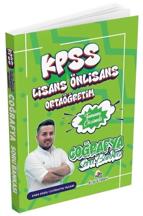 2026 KPSS Lisans Lise Ortaöğretim Ön Lisans Coğrafya Soru Bankası Çözümlü | Dizgi Kitap (Ciltsiz)