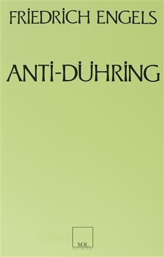 Anti-Dühring Bay Eugen Dühring Bilimi Altüst Ediyor